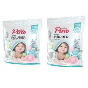 پودر صابون نوزاد پینو بیبی مخصوص ماشین لباسشویی مجموعه 2 عددی
